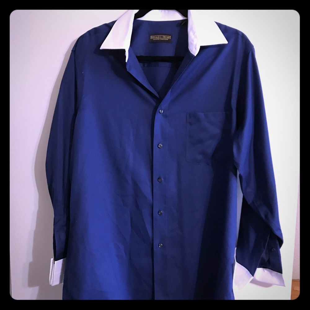 Navy Donald Trump Men’s Dress Shirt -Brand New!!